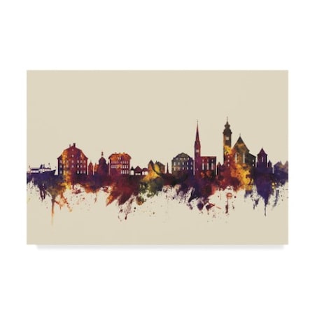 Michael Tompsett 'Hallstatt Austria Skyline Iii' Canvas Art,22x32